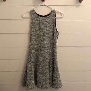 Banana Republic Drop Waist Grey/Black Dress
